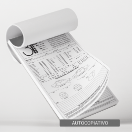 Talão - Autocopiativo - A4 Sulfite 21x29,7cm 1x0 (só frente)  Corte Reto T4008